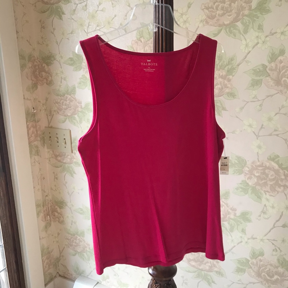 Pink Talbots Tank Top
